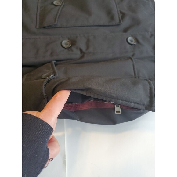 Tommy Hilfiger Smal Winter Coat Hooded Pockets Insulated Zip & Button Close - Picture 5 of 12